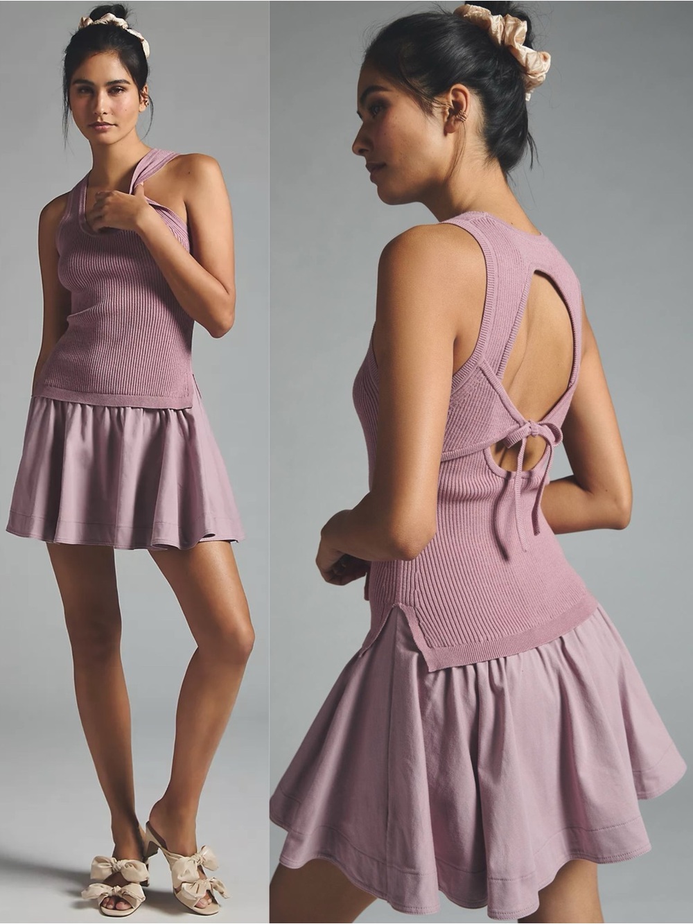 Anthropologie Daily Practice Wintergreen Twofer Dress Size 1X